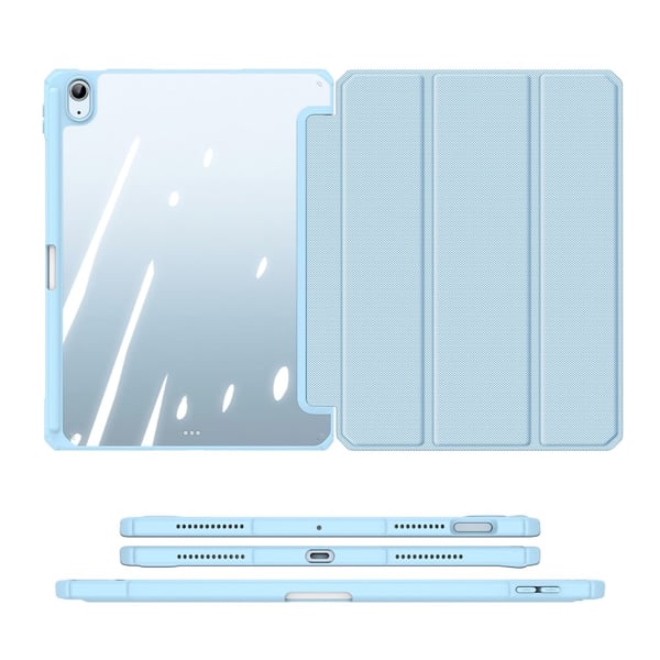 DUX DUCIS iPad Air (2020/2022) TOBY Series Trifold Flip Cover - Turkis