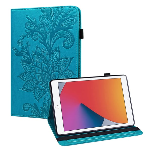SKALO iPad 10.2 Mandala Suojakotelo - Sininen SKALO iPad 10.2 Mandala Suojakotelo - Sininen