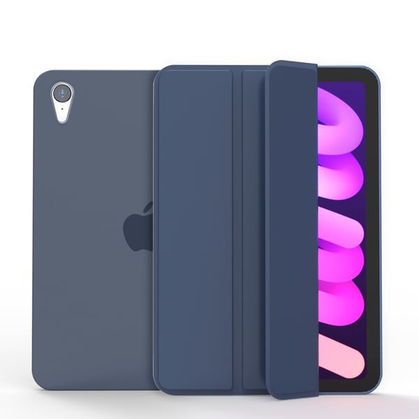 SKALO iPad Mini (2021) Trifold Flip Cover - Blå SKALO iPad Mini (2021) Trifold Flip Cover - Blå