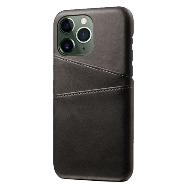 SKALO iPhone 14 Pro PU-læder Kortholder Cover - Sort