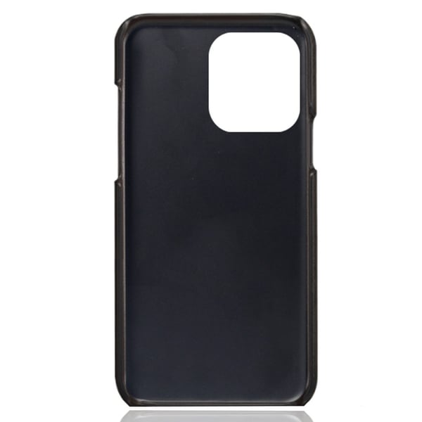 SKALO iPhone 14 Pro PU-læder Kortholder Cover - Sort
