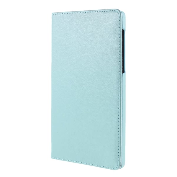 SKALO Samsung Tab A7 Lite 360 Litchi Flip Cover - Turkis