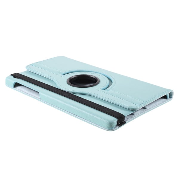SKALO Samsung Tab A7 Lite 360 Litchi Flip Cover - Turkis