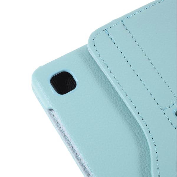 SKALO Samsung Tab A7 Lite 360 Litchi Flip Cover - Turkis