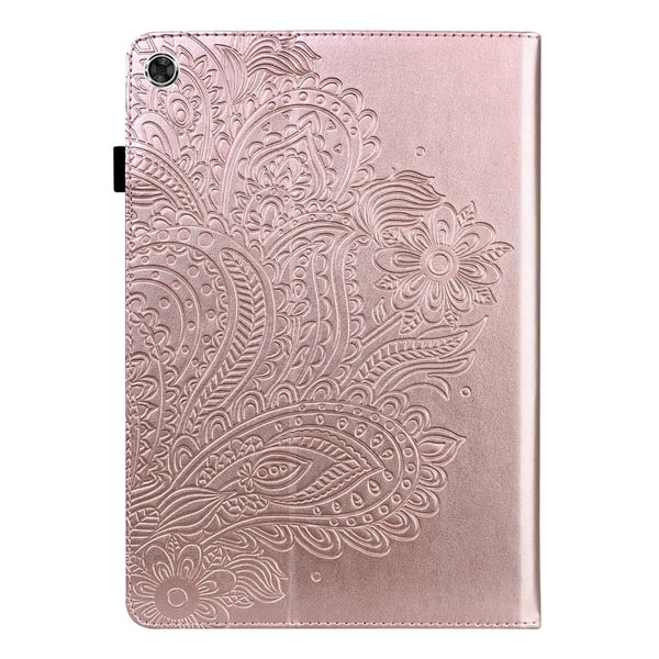 SKALO Samsung Tab A8 10.5 (2021/2022) Mandala Flip Cover - Rosa guld