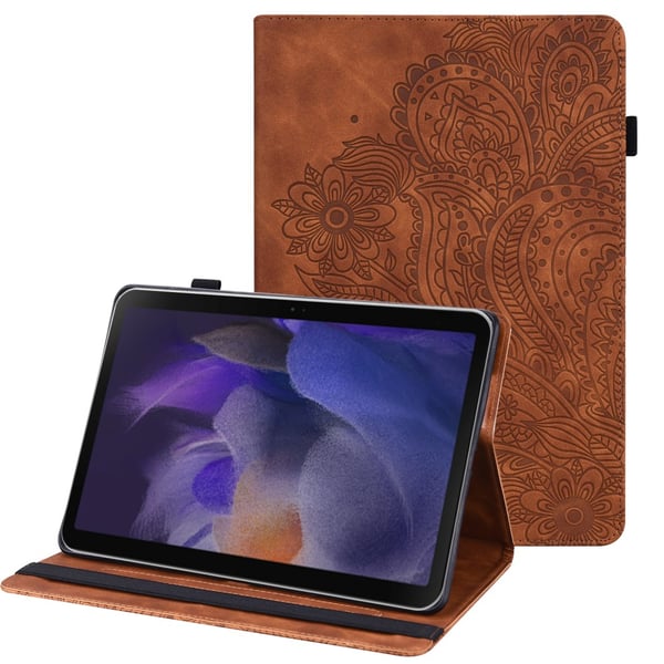 SKALO Samsung Tab A8 10.5 (2021/2022) Mandala Suojakotelo - Ruskea SKALO Samsung Tab A8 10.5 (2021/2022) Mandala Suojakotelo - Ruskea