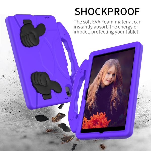 SKALO Samsung Tab A8 10.5 (2021/2022) Thumb Up Børneskal - Lilla