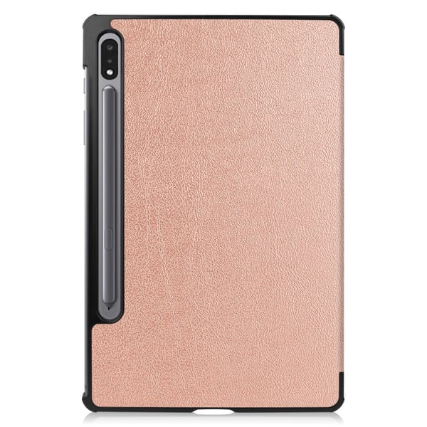 SKALO Samsung Tab S8 Trifold Suojakotelo - Ruusukulta