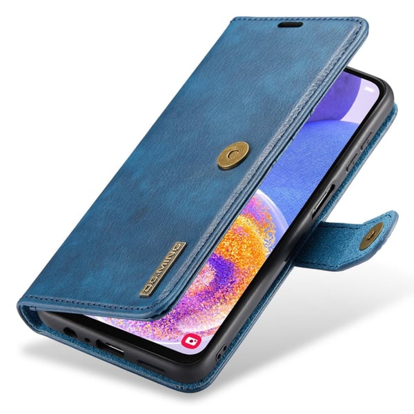 DG MING Samsung A23 5G 2-i-1 Magnet Pungetui - Blå