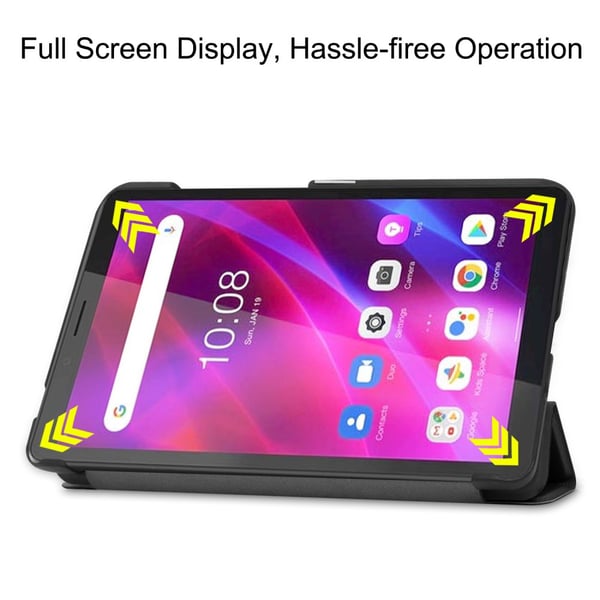 SKALO Lenovo Tab M7 (Gen 2/3) Trifold Flip Cover - Sort