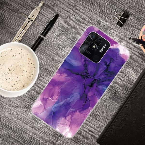SKALO Xiaomi Redmi 10C Marmor TPU-cover - #6