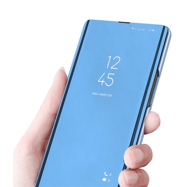 SKALO Xiaomi 12 Clear View Mirror Etui - Mørk lilla