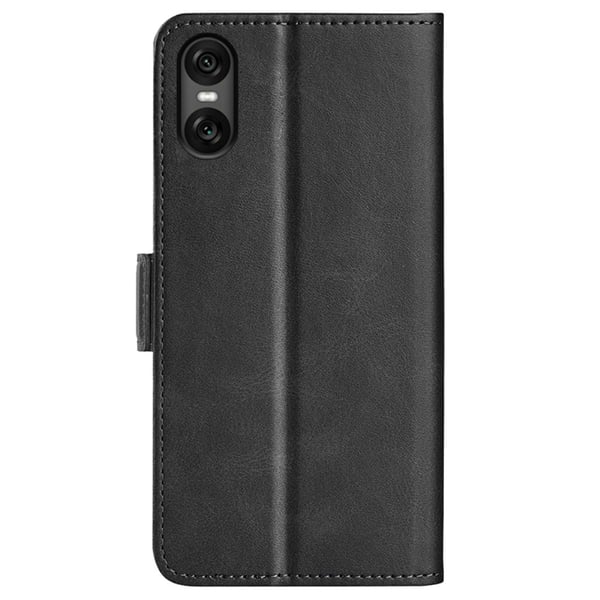 SKALO Sony Xperia 10 VI Premium Cut Flip Cover - Sort