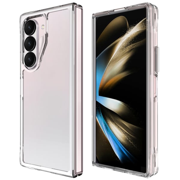 SKALO Samsung Z Fold6 TPU Clear Hybrid Cover - Gennemsigtig