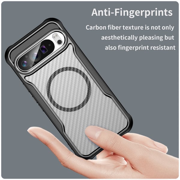 SKALO Google Pixel 9 Pro XL Carbon Fiber Translucent Cover