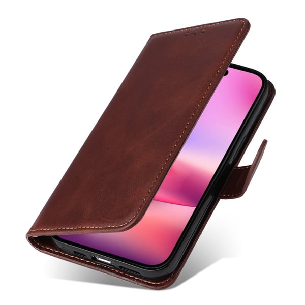 SKALO iPhone 16 PU-læder Pungetui