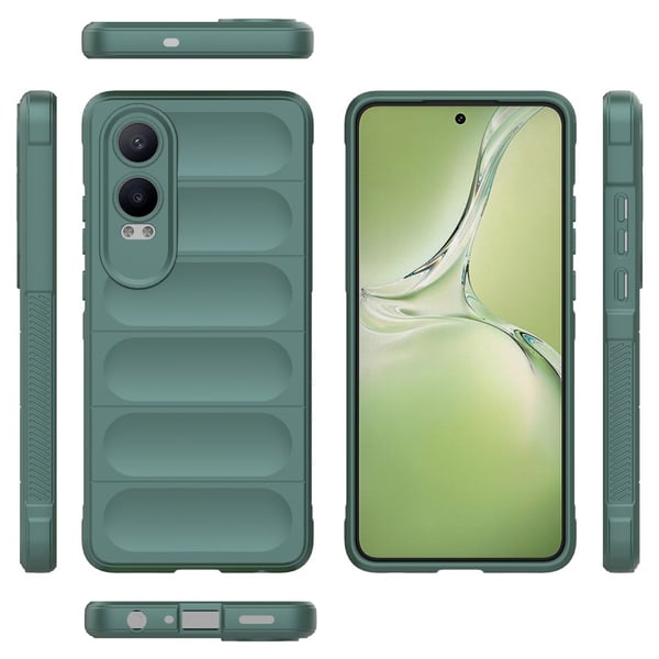 SKALO OnePlus Nord CE4 Lite 5G Rugged Bumpers TPU-Cover - Grøn