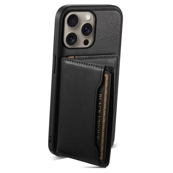DENIOR iPhone 16 Pro Max D12 Cover+Pung - Sort