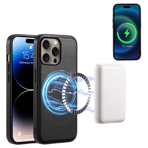 DENIOR iPhone 16 Pro Max D12 Cover+Pung - Sort
