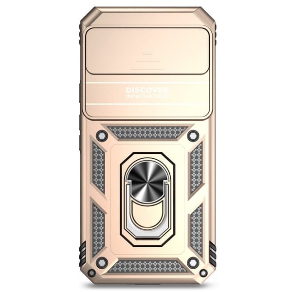 SKALO Google Pixel 9 Pro XL Armor Hybrid Metal Ring Camera Slider - Guld