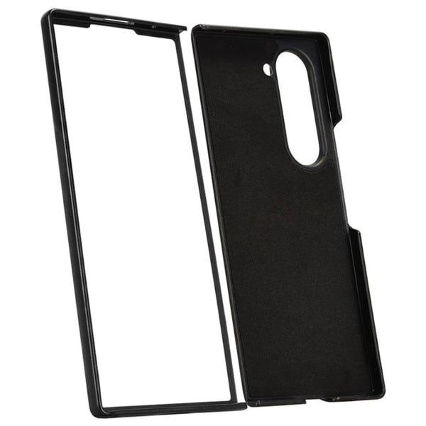 SKALO Samsung Z Fold6 PU-læder Cover - Sort