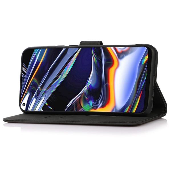 SKALO Motorola Moto G85 5G KHAZNEH Pungetui i PU-læder - Sort