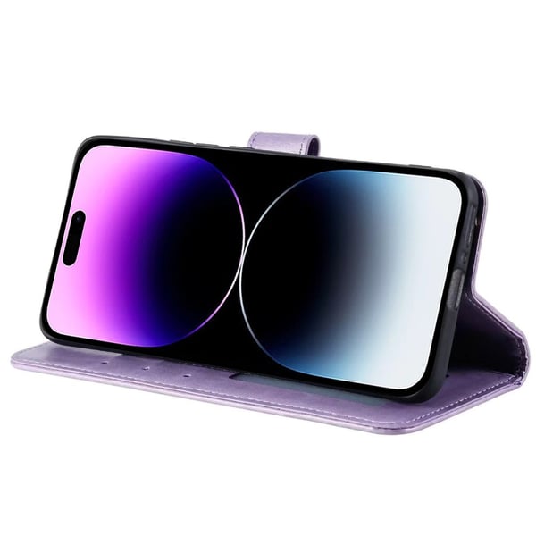 SKALO iPhone 16 Pro Max Mandala Flip Cover - Lilla