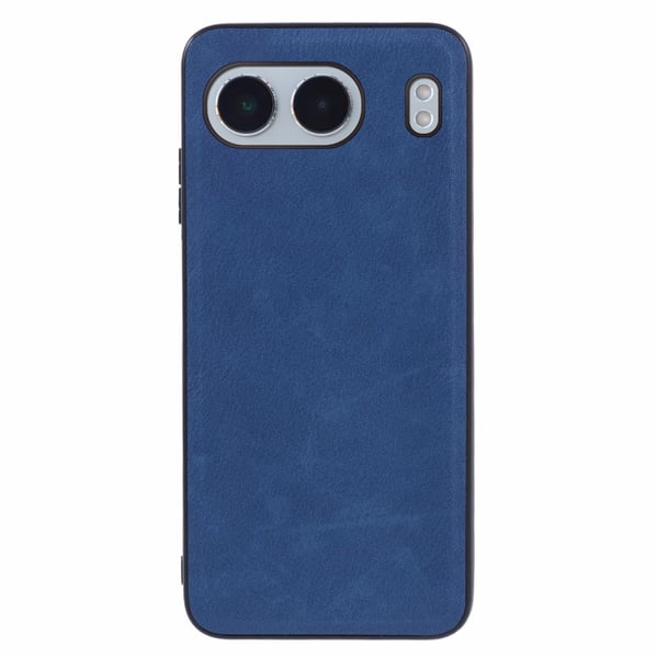 OnePlus Nord 4 SKALO PU-nahkainen hybridikuori - Sininen