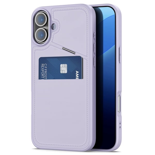 DUX DUCIS iPhone 16 Plus Rafi II Series Cover med Kortholder - Lilla