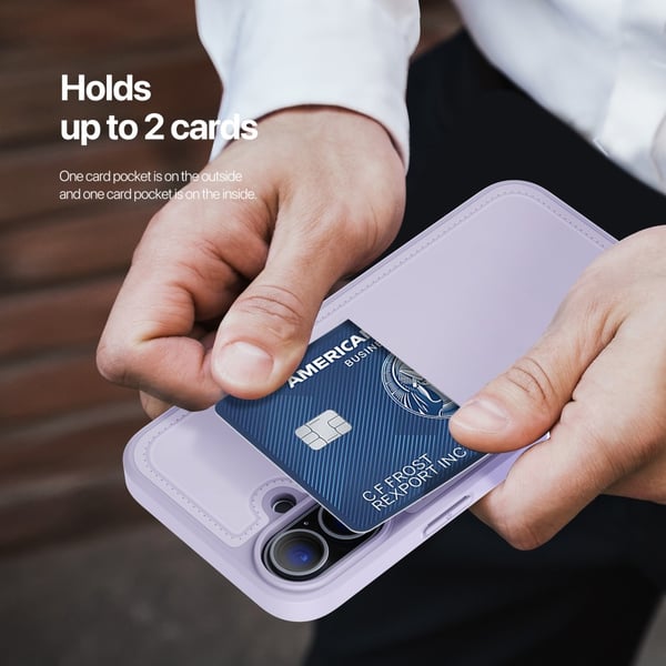 DUX DUCIS iPhone 16 Plus Rafi II Series Cover med Kortholder - Lilla