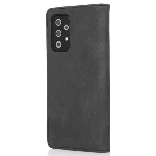 SKALO Samsung A23 5G Slim Premium Flip Cover - Sort