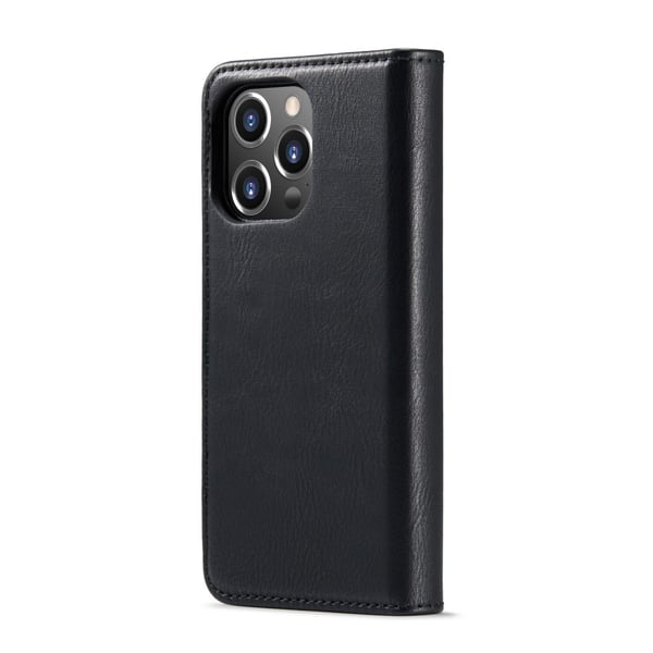DG MING iPhone 16 Pro Max 2-in-1 magneetti lompakkokotelo - Musta