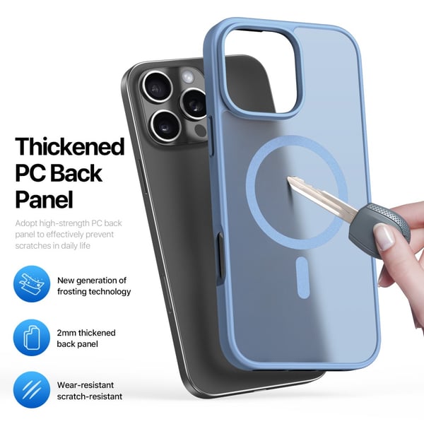 DUX DUCIS iPhone 16 Pro Yind Series Matte Finish Cover - Blå