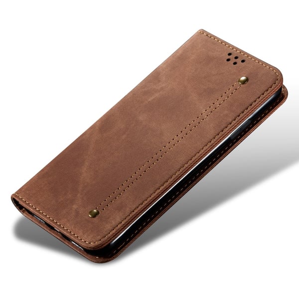 SKALO OnePlus Nord 4 Jeans Flip Cover - Brun