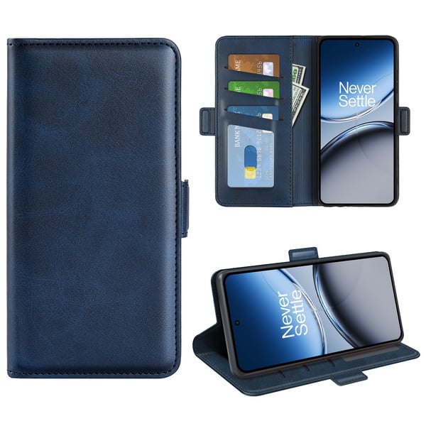 SKALO OnePlus Nord 4 Premium Wallet Flip Cover - Blå