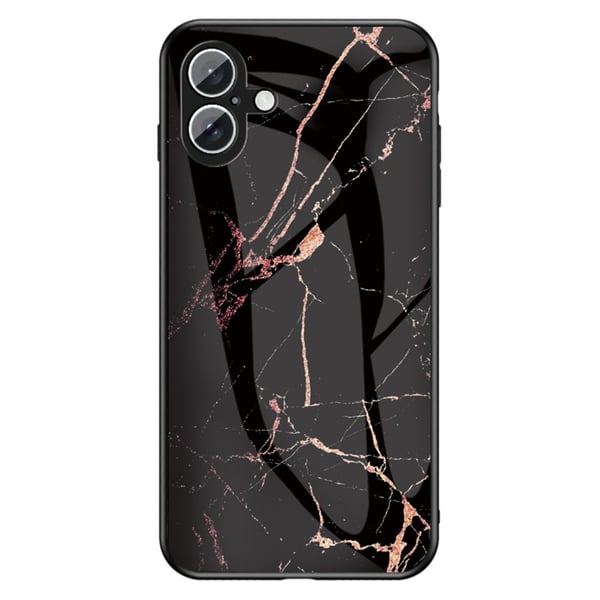 SKALO iPhone 16 Plus Marmor hærdet glas TPU Cover - #2