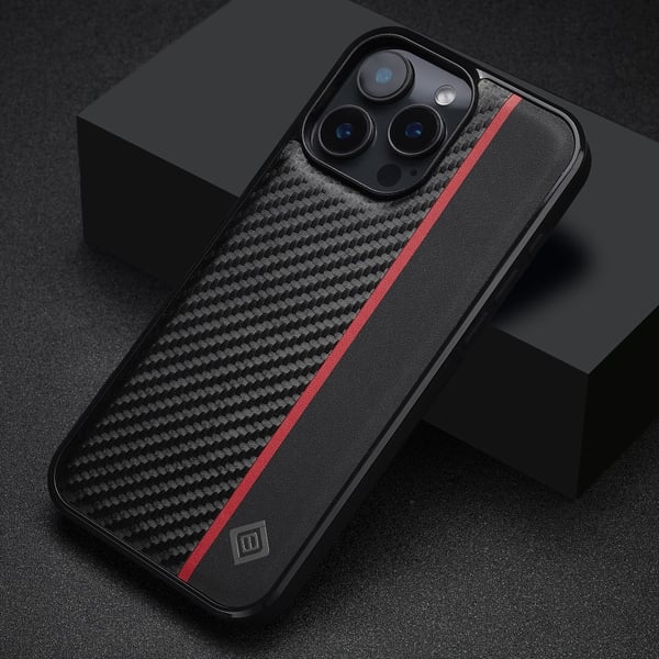 LC.IMEEKE iPhone 16 Pro Carbon Fiber Cover