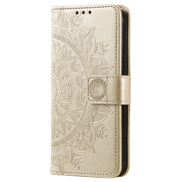 SKALO Sony Xperia 5 IV 5G Mandala Flip Cover - Guld