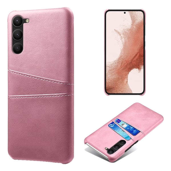 SKALO Samsung S23 PU-nahkainen Korttikotelo - Ruusukulta