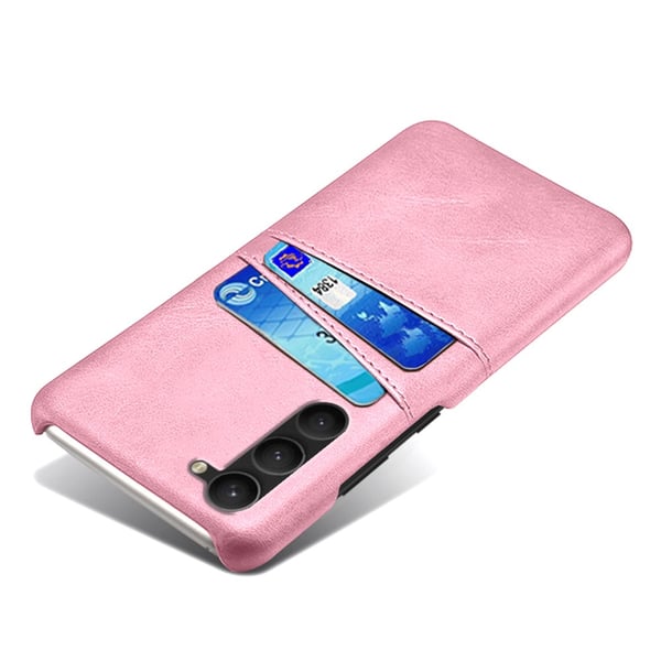 SKALO Samsung S23 PU-læder Kortholder Cover - Rosa guld