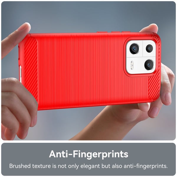 SKALO Xiaomi 13 5G Armor Carbon Stødsikker TPU-cover