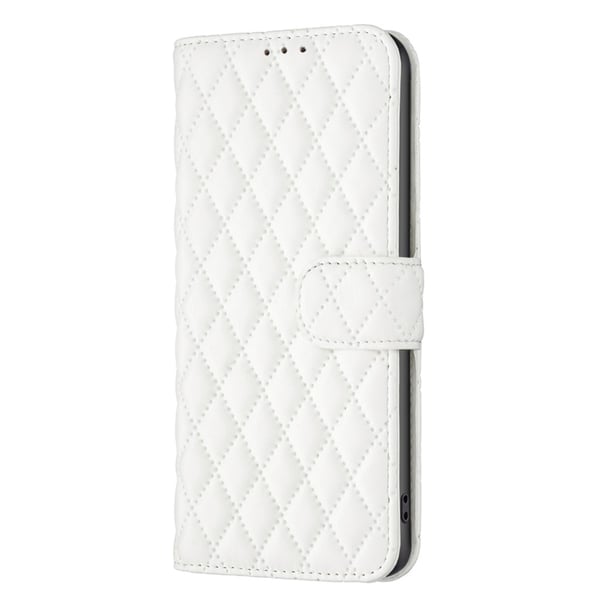 SKALO Samsung A54 5G BINFEN COLOR Tikattu Lompakko - Valkoinen
