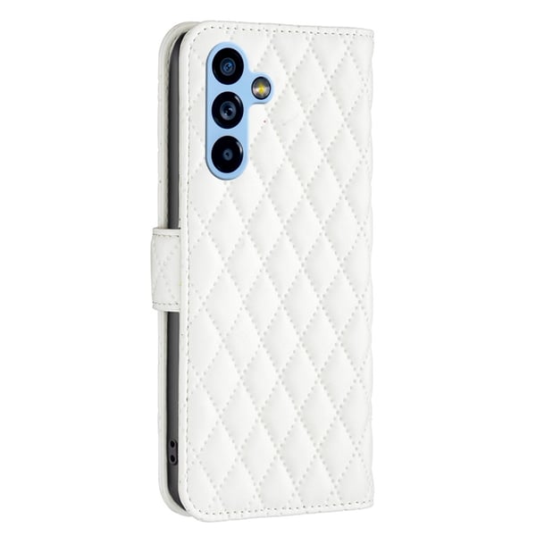 SKALO Samsung A54 5G BINFEN COLOR Tikattu Lompakko - Valkoinen