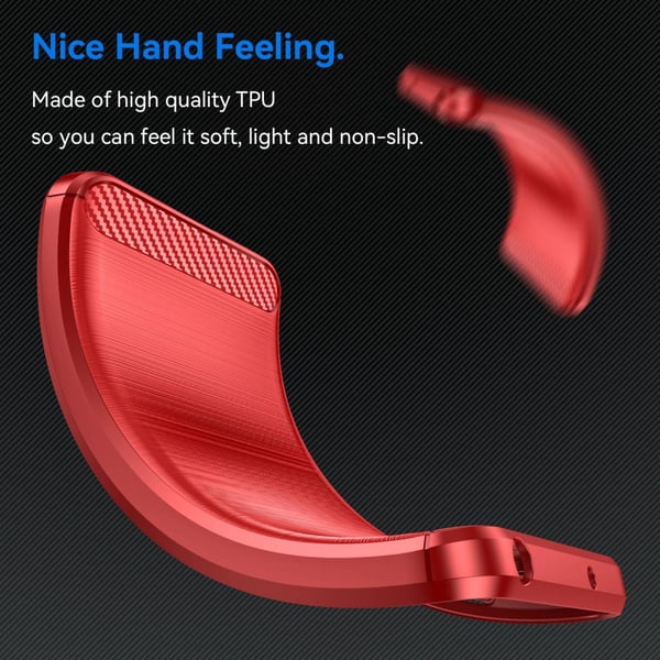 SKALO Xiaomi Redmi Note 12 Pro 5G Armor Carbon Stødsikker TPU-cover