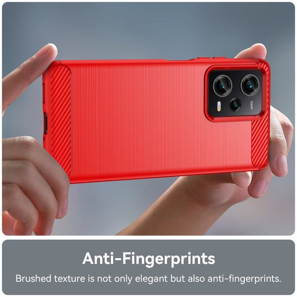SKALO Xiaomi Redmi Note 12 Pro 5G Armor Carbon Stødsikker TPU-cover