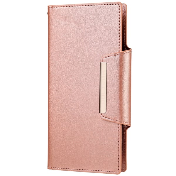 SKALO Samsung S23 Ultra DOLIZMA 2 i 1 magnetisk pungetui - Rosa guld