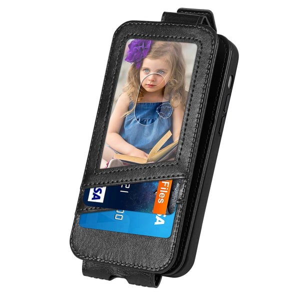 SKALO Samsung A14 4G/5G CASENEO Vertical Flip Cover - Sort