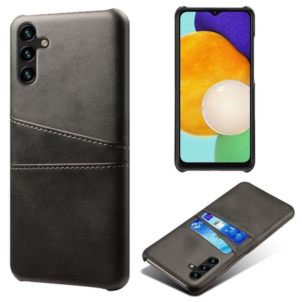SKALO Samsung A54 5G PU-Läder Korthållare Skal - Svart