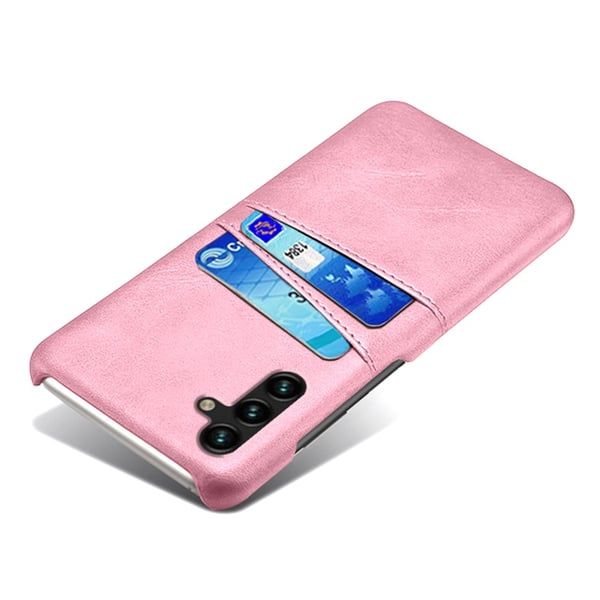 SKALO Samsung A54 5G PU-læder Kortholder Cover - Rosa guld