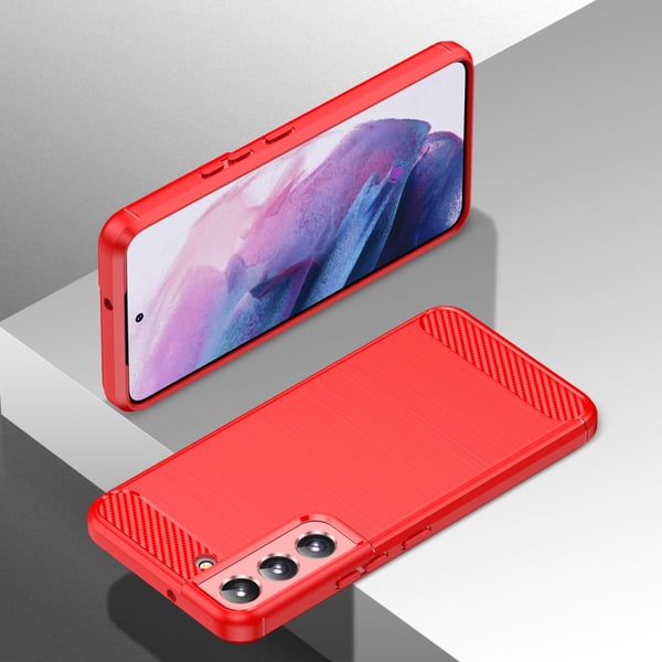 SKALO Samsung S23 Plus Armor Carbon Stødsikker TPU-cover